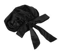 Mikinona Bowknot Shower Cap for Women, Extra Large Satin Bonnet Hair Cap with Wide Band, Reusable Bathing Hat for Curly and Long Hair, Suitable for Spa, Home, and Travel