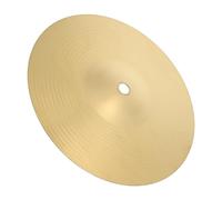 Mikinona Brass Jazz Drum Cymbal Replacement Part Durable Drum Set Accessory with Noise Reduction Sound Compact Design for Kit Practice and Performance