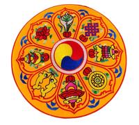 Mikinona Buddhist Sound Bowl Cushion Pad Tibetan Singing Bowl Holder Pad Delicate Cushion Practice Meditation