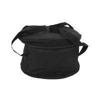 Mikinona Camping Kitchen Utensil Organizer Bag, Camp Cookware Round Cooking Pot Carrier Bag with Zipper Closure for Outdoor Backpacking Essentials