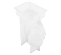 Mikinona Candle Holder Resin Molds Gesture Silicone Molds for Candle Making Reusable Thumb Shaped Silicone Mold for Indoor Decorations White