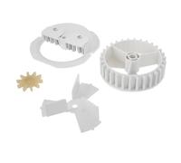 Mikinona Candy Machine Gears Gumball Machine Part Replacement Accessories Mechanism Gumball Parts Small Candy Dispenser Vending Adjustable Plastic White