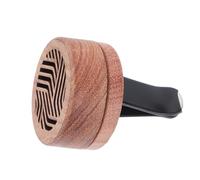 Mikinona Car Aroma Diffuser with Gradient Line Design, Wood Essential Oil Air Freshener Clip for Car Vent, In-Car Fragrance Ornament and Decorative Perfume Holder