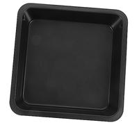 Mikinona Carbon Steel Non-Stick Baking Pan Matte Black Square Sheet Cake Pan Professional Kitchen Baking Tray Sturdy Oven for DIY Bread and Pastry