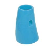 Mikinona Ceramic Stand Water Base Pet for Stable Bottle Holder with Blue Drinking in Fountain and Suitable Small Animals for Hamsters Hedgehogs Homes