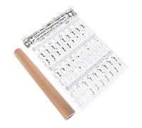 Mikinona Clarinet Chord Chart for Beginners Coated Paper Music Chord Poster Fingering Guide Portable Learning Aid for Bass Clarinet and Tuba Players