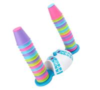 Mikinona Colorful Stacking Cups Educational for Early Learning and Color Recognition Cognitive Development Interactive Play