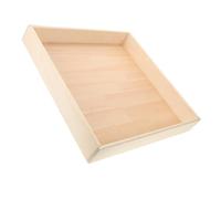 Mikinona Compact Wooden Sand Tray for Indoor Outdoor Use Sandbox for Creative Play Lightweight Desktop Sandpit for Boys and Easy Storage and Sleek Design