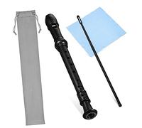 Mikinona Complete Soprano Recorder Flute Cleaning Rod Cloth Music Flannel Bag for Teens Random Color