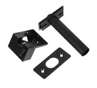 Mikinona Concealed Inside Door Chain Lock Theft Stainless Steel Door Guard Latch for Home Hotel and Apartment Sleek Black Design for Enhanced Security