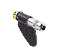 Mikinona Copper Endpin Jack for Guitar Leather Cover Strap Pin Jack Socket Plug for Acoustic and Electric Guitar Bass Gt226, Golden Finish, Sturdy Replacement Accessory