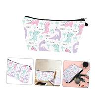 Mikinona Cosmetic Bags Women's Handbag Dinosaur Design 1pc Set Patient Toiletry Bag Polyester Sturdy Stylish