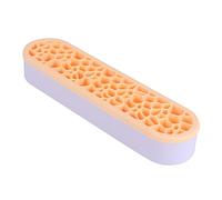 Mikinona Cosmetic Brush Holders Makeup Brush Organizer Silicone Holder 8.27 X 1.96 X 1.37 Inch Scratch-Resistant Storage for Family and Camping