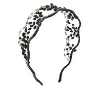 Mikinona Creative Crystal Rhinestone Headband for Weddings Parties Engagements and Daily Wear Elegant Headdress Accessory for Women and Brides