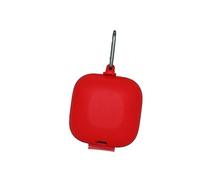 Mikinona Creative Headset Protective Case with Silicone Cover Durable Design Dust Storage Box for Pro Headphones Travel Friendly Accessory Red