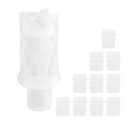 Mikinona Crystal Epoxy Mold Wine Bottle Stopper Mold Silicone 1 Set DIY Handmade Smooth Surface for