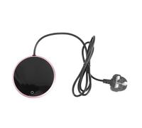 Mikinona Cup Warmer for Desk 230v Constant Temperature Coaster with Touch Switch Rose Gold Mug Warmer for Home and Office Heating Pad for Beverages