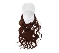 Mikinona Curly Wave Baseball Cap Wig for Women Synthetic Soft Fibers with UV Protection Quick Wear Stylish Hat Hair for Daily Casual and Outdoor Adventures