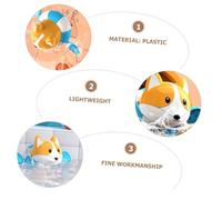 Mikinona Cute Cartoon Dog Bathing for Lightweight Plastic Animal with Smooth Surface for Little Hands Floating Bathtub Plaything for Early Education and Fun Bath