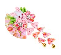 Mikinona Cute Rabbit Hair Clip Alt Small Pretty Bunny Clips Cartoon Clips for Hair Cloth Decorative Vintage Hair Flower Hair Clips Style Elegant Women Styling Ponytail Fancy Plastic Pink