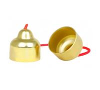Mikinona Cymbal Bell Handheld Percussion Instrument for Boy Girl Medium Copper-plated Music Education Tool Easy Play Design for Boy Girl s Rhythm and Musical Skills Development
