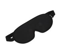 Mikinona D Sleep Eye Mask Black with Ice Silk and Memory Foam, Soft and Breathable Sleep Blindfold that Soothes the Skin and is Safe to Use, for Comfortable Night Rest