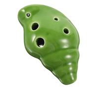 Mikinona Decorative Conch Ocarina Portable Ceramic Music Instrument for Beginners Durable Design for for Students Travel Souvenirs Classical Wind Instrument
