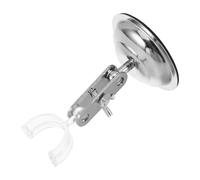 Mikinona Desktop Microscope Stand Digital Microscope Desktop Stand Metal Adjustable Base Holder 360 Degree Rotating Base Silver Workspaces with Limited Areas Labs with Diverse Equipment