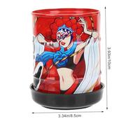 Mikinona Dice Cup with Dice Creative Bar Game Holder Smooth Texture Comfortable Grip Practical Design for Party Ktv Entertainment