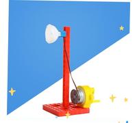 Mikinona DIY Hand Crank Electricity Generator Science Experiment Model for Educational Stem Learning and Building Circuits Kit