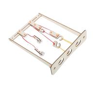 Mikinona DIY Physics Experiment Pulley Block Set with Bracket for Students Science Learning Teaching Tool for Physical Mechanics and Mechanical Principles Education