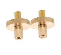 Mikinona Double Bass Bridge Screws Brass Split Design Height Mini Bridge Hardware for String Instrument DIY Maintenance Compatible with Various Models