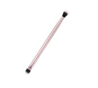 Mikinona Double Ended Nylon Makeup Brush with Plastic Handle Professional Cosmetics Brush for Eyeshadow Blush and Contour for Daily Use and Makeup Enthusiasts