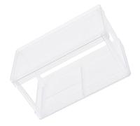 Mikinona Double Layer Transparent Makeup Organizer Rack Detachable Cosmetic Holder for Bedroom Efficient Storage for Skincare and Toiletries Space Saving Design for Tidy Counters