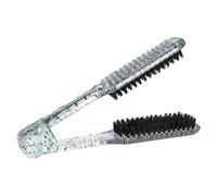 Mikinona Double Sided Hair Straightening Comb Hair Comb ABS Material Detangling Ergonomic Style 21.9Cm Size