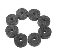 Mikinona Drum Cymbal Felt Set 8 Pieces Snare Drum Pad Cymbal Sleeves Noise Reduction Quick Install
