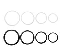 Mikinona Drum Dampeners Drum Mute Pads for Sound Control Head Dampeners for Practice Live Performance Black White