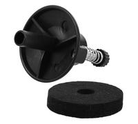 Mikinona Drum Hi-hat Rest Cymbal Stand Holder and Felt Cymbal Sleeves Plastic Support for Jazz Drum Kit Accessories for Mute Pads and Supplies