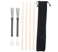 Mikinona Drum Stick Maple Drumsticks Drum Brush and Wire Replacement for Beginners and Professionals