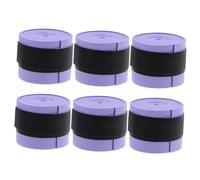 Mikinona Drumstick Wrap Tape Absorbs Sweat Effectively 6 Rolls Pu Purple with Anti-slip and Good Toughness Features, for Electronic Drum and Drumstick Grip Protection