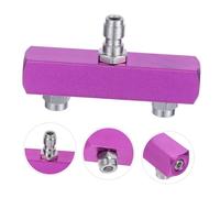 Mikinona Dual Head Aluminum Alloy Pressure Washer Nozzles Connector Quick Connect Spray Adapter for Car Wash and Multi-Purpose Water Sprayer with Leakproof Secure Fit