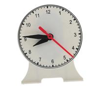Mikinona Early Learning Clock Model Three-hand Teaching Clock for School Education Movable Pointers for Interactive Practice Material for Classroom Use