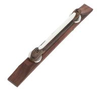 Mikinona Ebony Luthier Guitar Bridge with Bone Saddle Height for Archtop Jazz Guitar and Mandolin Finish Smooth Polished Surface Custom Designed Craftsmanship