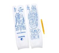 Mikinona Elastic Acupressure Socks with Massaging Sticks for Foot Sole Reflexology Breathable Comfortable Socks for Daily Wear Suitable for Beginners and Stress Relief