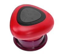 Mikinona Electric Flameless Vacuum Cupping Massager Body Pain Relief Device Small Size Intelligent Multifunctional Body Massaging Tool Suitable for Back Neck and Legs Red Basic Model