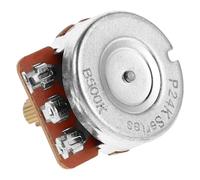 Mikinona Electric Guitar Volume Potentiometer 19Mm Long Split Shaft 24 Teeth Audio Taper Replacement Variable Resistor for Bass Guitar Parts and