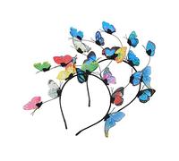 Mikinona Elegant Butterfly Headwear Lightweight Headband Decorative Butterfly for Daily and Special Occasions