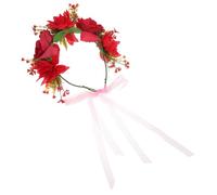 Mikinona Elegant Flower Headband for Women Decorative Hair Band for Weddings Parties Festivals Comfortable Floral Accessory for Adults Versatile Headpiece for All Hairstyles
