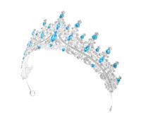 Mikinona Elegant Tiara Headpiece for Women Wedding Tiaras for Bride Birthday Accessories Party Headdress
