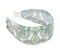 Mikinona Embroidered Floral Wide Headband Non-slip Hair Band for Women and Fashion Accessories with Sweet Print Design Versatile Skincare Headband for Stylish Everyday Wear